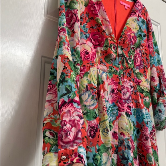 Xtaren Floral Maxi Dress/romper Medium - Picture 8 of 8